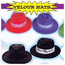Velour Hats